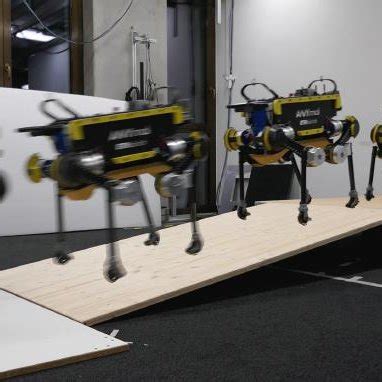 PDF Skating With A Force Controlled Quadrupedal Robot