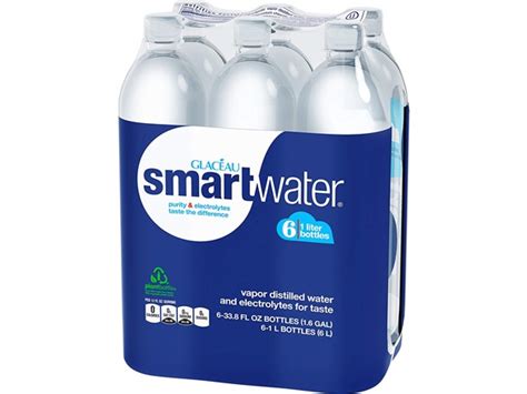 smartwater Vapor Distilled Water Bottle 1L - 6pK