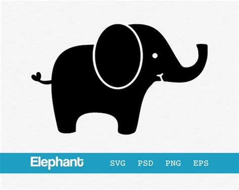 Elephant Outline Svg Referencehery