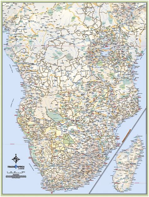 Tracks4africa Southern Africa Tube Map Map Studio