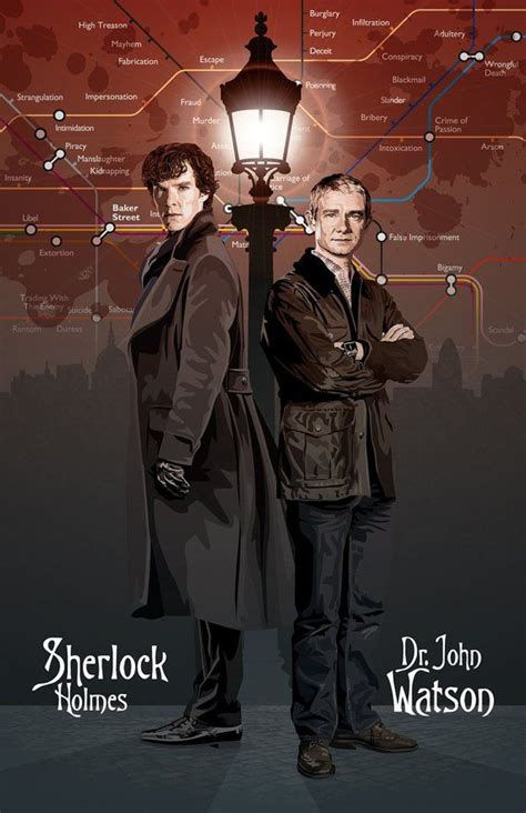 Sherlock Unofficial Fan Art Holmes & Watson 11 X - Etsy | Sherlock ...