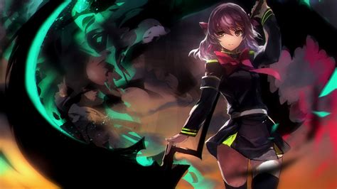 Fond Décran Anime Filles Anime Owari No Seraph Hiiragi Shinoa