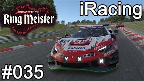 IRacing 035 Nordschleife Ring Meister Ferrari 296 GT3 YouTube