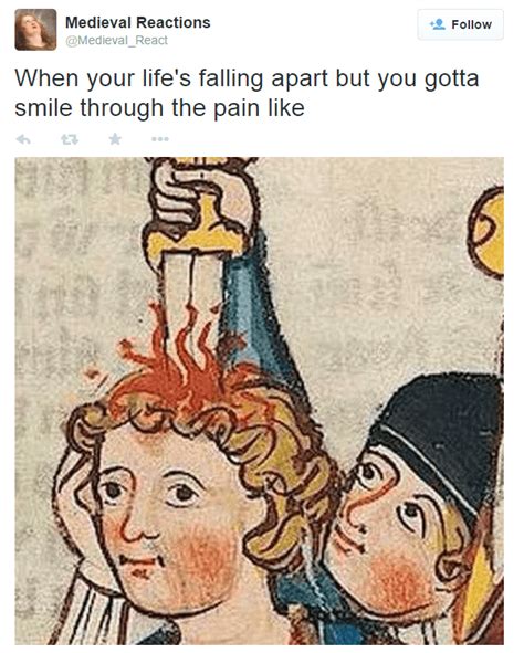 40 Funny Medieval Art Reactions That Are So Real You See Your Entire Life