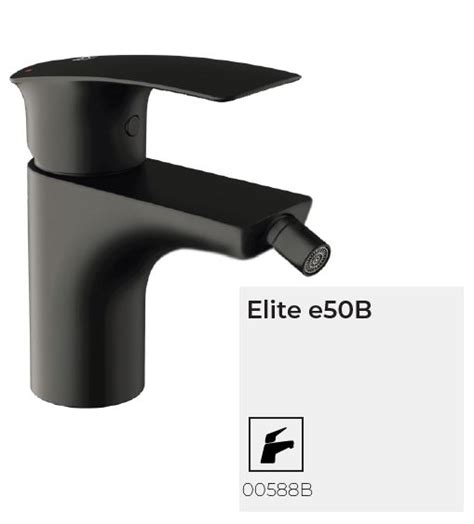 Elite E B Bidetarmatur Druckfest Black Herz Armaturen Webshop By Unisan