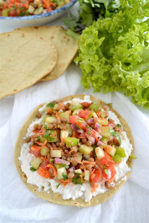 Tostadas De Ceviche De Lentejas Pizca De Sabor