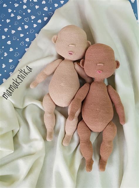 Crochet Amigurumi Doll Body Pattern Pdf In English Diy Etsy