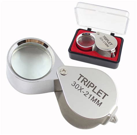 21mm Jewelers Loupe Folding Pocket Jewelry Magnifying 30x Glass Eye Magnifier Ebay