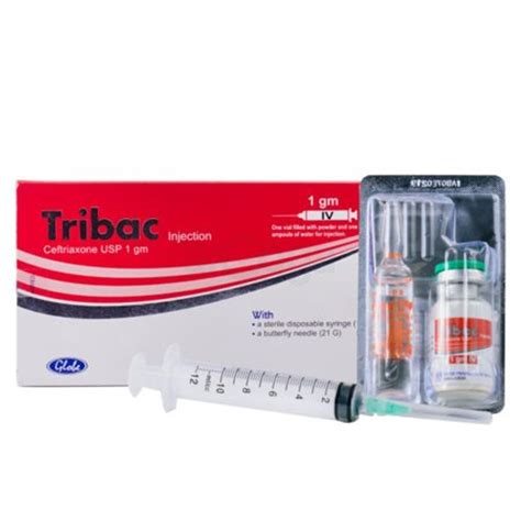 Tribac IV 1gm Vial Injection Arogga Online Pharmacy