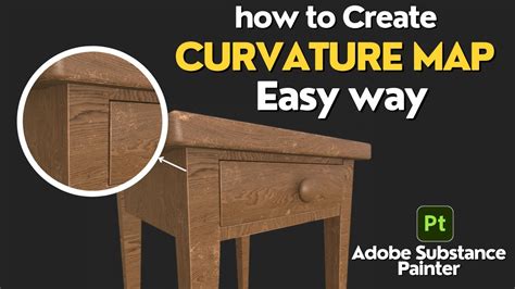 Learn How To Create Curvature Map In Adobe Substance Painter YouTube