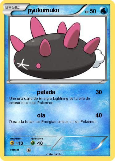 Pokémon Pyukumuku Patada Mi Carta Pokémon