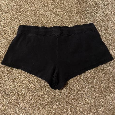 Y2k Mcbling Low Rise Athletic Micro Booty Shorts Depop