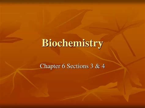 Ppt Biochemistry Powerpoint Presentation Free Download Id5463361