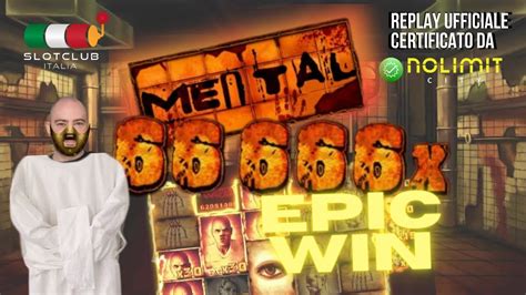 Max Win Su Mental Di Nolimit City Slot Club Italia Youtube