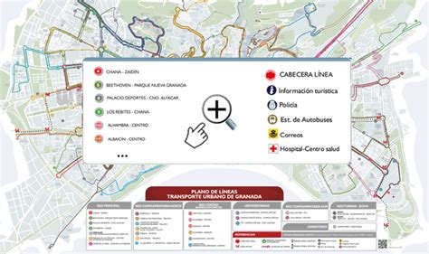 L Neas Autobuses Granada Planos Mapas Y Paradas