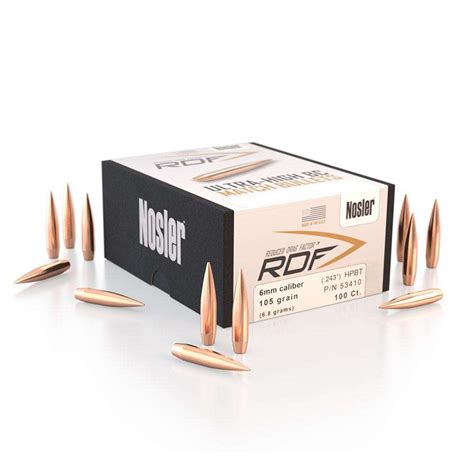 Nosler Rdf Mm Gr Hollow Point Boat Tail Hpbt Per