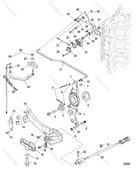 Throttle Linkage Mercury Outboard Throttle Cable Diagram 40