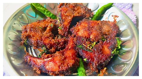 చపల వపడ Easy Fish Fry Recipe in Telugu Chepala vepudu How to