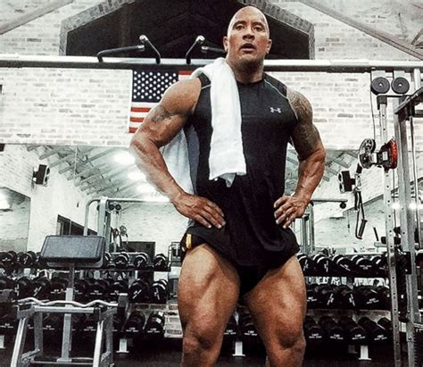 Get A Huge Lower Body Working Out Like The Rock