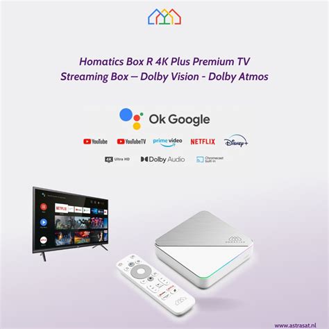 Homatics Box R 4K Plus Premium TV Streaming Box Dolby Vision Dolby