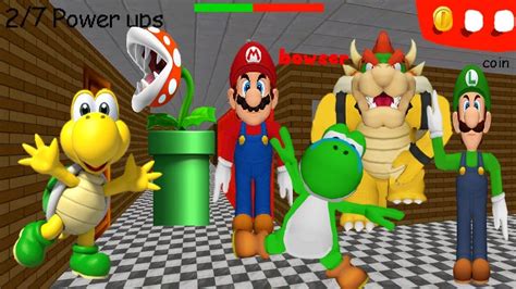 Mario Basics Mod V2 Baldis Basics V141 Mod Youtube