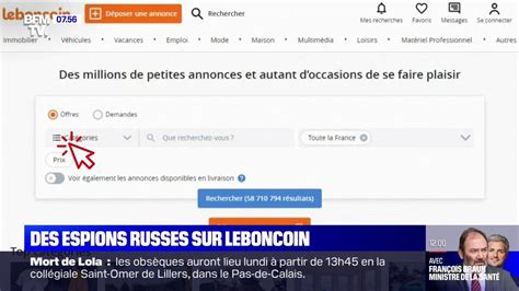 Les espions russes recrutent sur Leboncoin Vidéo Dailymotion