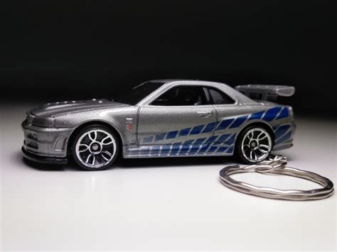Nissan Skyline R Hot Wheels Keychain Etsy