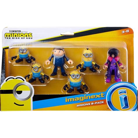 Imaginext Minions The Rise Of Gru 6 Pack Film Minion Minions