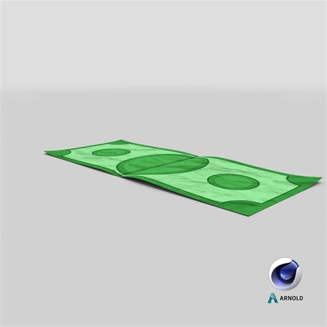 3d Cartoon Money Bill Crumpled V2 Turbosquid 2005811