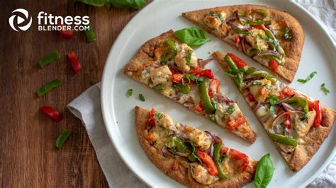 Chicken Cheesesteak Flatbread | Fitness Blender