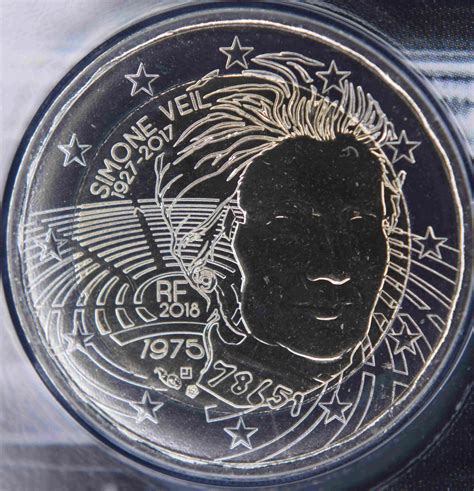 Piece 2 Euros Simone Veil Valeur Communauté MCMS Dec 2023