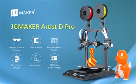 Amazon JG MAKER Large 3D Printer Artist D Pro Auto Bed Leveling