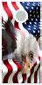 American Flag Eagle Rip Oak Camouflage Cornhole Board Game Decal Wraps