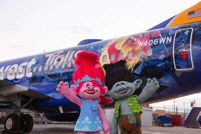 SOUTHWEST AIRLINES UNVEILS SPECIAL TROLLS THEMED AIRCRAFT TO CELEBRATE