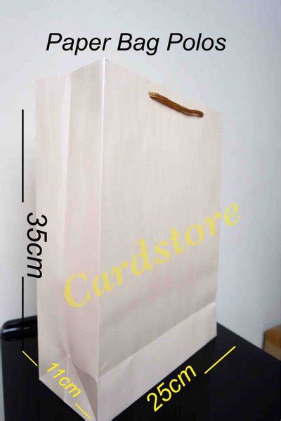 Jual Paper Bag Polos Kantong Kertas Tebal Ombak Premium Di Lapak