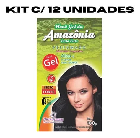 Kitc Hen Gel Amaz Nia Divina Dama Preto Forte Parcelamento Sem Juros