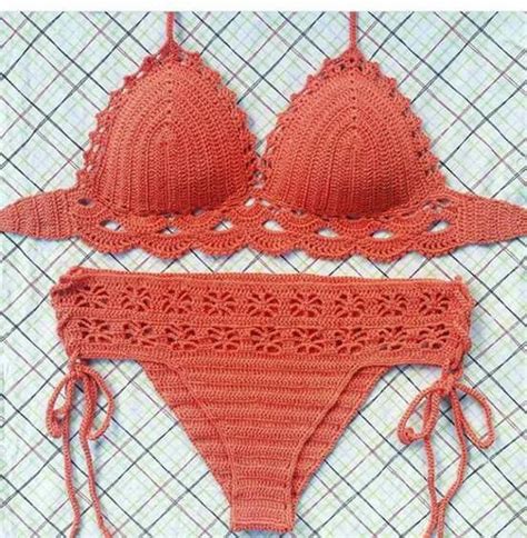 Pin De Betania Sobral En Biquine Bikini De Ganchillo Bikinis Tejidas