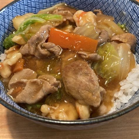 簡単豚肉と白菜のシンプル中華丼 By Finchley 【クックパッド】 簡単おいしいみんなのレシピが393万品