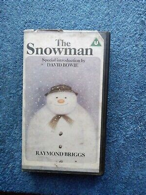 THE SNOWMAN VHS Video Rare 1982 Palace Original David Bowie Intro, Freepost £18.99 - PicClick UK