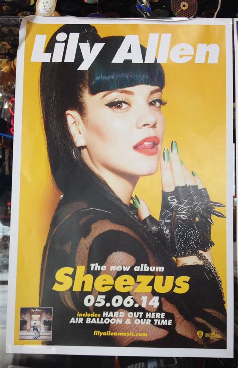 Lily Allen Sheezus Album Promo Poster