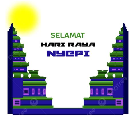 Hari Raya Banner Vector Art PNG New Hari Raya Nyepi Design In Vector