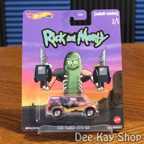 Ford Transit Super Van Rick And Morty Hot Wheels Premium Pop Culture