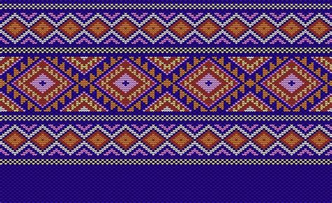 Premium Vector Crochet Pattern Vector Cross Stitch Oriental