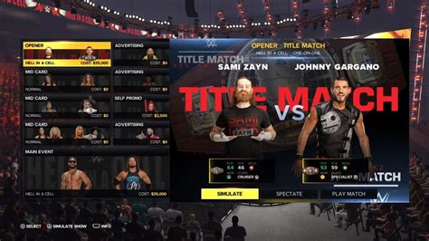 Wwe K Mygm Mode Walkthrough Hell In A Cell Youtube