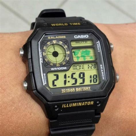 Casio General Ae Wh Bvdf Jam Tangan Fashion Male Lelaki Men