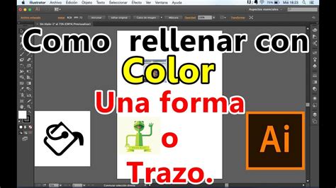 Como rellenar con color formas y trazos en adobe illustrator 2019 ʜᴅ