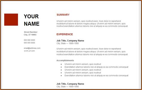 Free Google Resume Templates Resume Resume Examples Xz Znyql