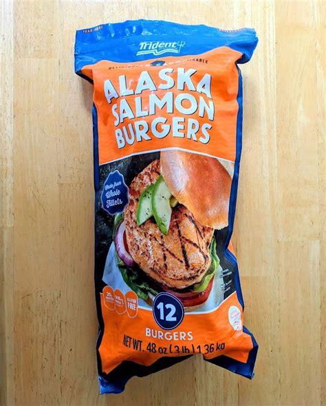 Trident Seafoods Frozen Alaska Salmon Burgers Costco