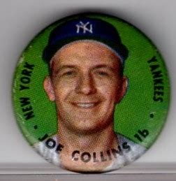 Lot Detail Topps Baseball Pin Joe Collins Yankees