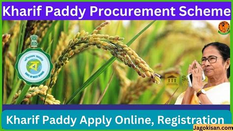 Wb Kharif Paddy Procurement Scheme Apply Online Registration